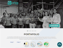 Tablet Screenshot of ideartesimpresores.com